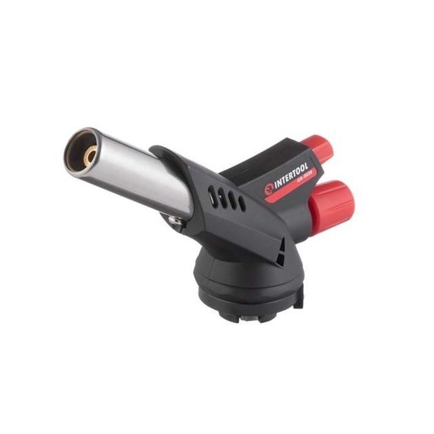 Газовая горелка INTERTOOL GB-0028 с пьезозажиганием и регулятором, фото  | SNABZHENIE.com.ua