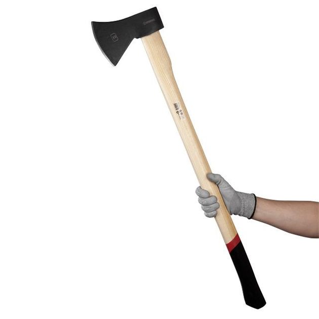 Топор INTERTOOL HT-0271, 1600 г, ручка пекан, 48-57 HRC, фото , зображення 5 | SNABZHENIE.com.ua