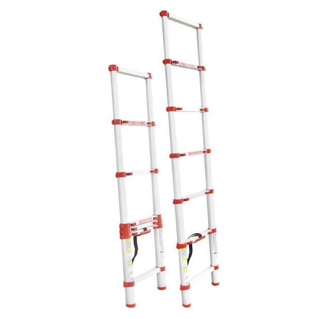 Лестниця алюмінієва телескопічна 6 ст. 1.9м INTERTOOL LT-3020, фото , зображення 2 | SNABZHENIE.com.ua Лестниця алюмінієва телескопічна 6 ст. 1.9м INTERTOOL LT-3020, фото , зображення 2 | SNABZHENIE.com.ua