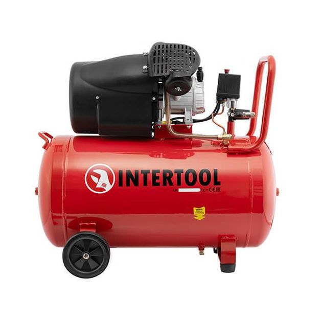 Компрессор INTERTOOL PT-0005, 100 л, 2.23 кВт, 10 атм, 354 л/мин, фото  | SNABZHENIE.com.ua