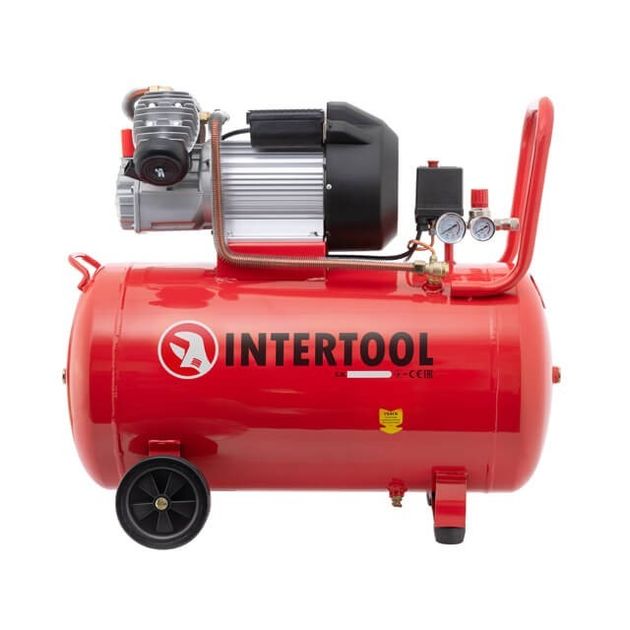 Компрессор INTERTOOL PT-0008, 100 л, 3 кВт, 10 атм, 420 л/мин, фото  | SNABZHENIE.com.ua
