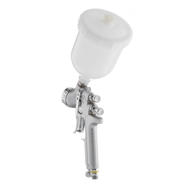 Краскопульт пневматичний LVMP професійний, форсунка 1.4 мм, верхній пластиковий бачок 600 мл, 2 бар INTERTOOL PT-0115, фото , зображення 4 | SNABZHENIE.com.ua Краскопульт пневматичний LVMP професійний, форсунка 1.4 мм, верхній пластиковий бачок 600 мл, 2 бар INTERTOOL PT-0115, фото , зображення 4 | SNABZHENIE.com.ua
