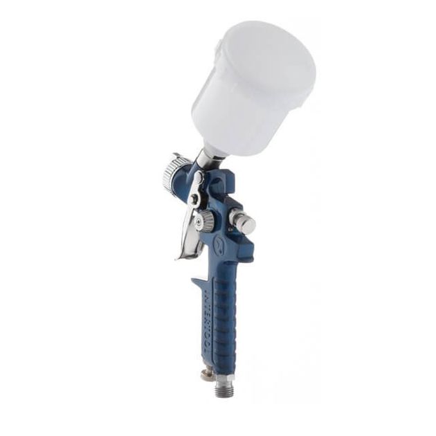 Краскопульт пневматический HVLP MINI, 1.2мм, 125мл, 3бар INTERTOOL, фото , изображение 4 | SNABZHENIE.com.ua Краскопульт пневматический HVLP MINI, 1.2мм, 125мл, 3бар INTERTOOL, фото , изображение 4 | SNABZHENIE.com.ua