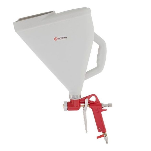 Распылитель штукатурный пневматический 9000мл 3-6 атм INTERTOOL, фото , изображение 4 | SNABZHENIE.com.ua