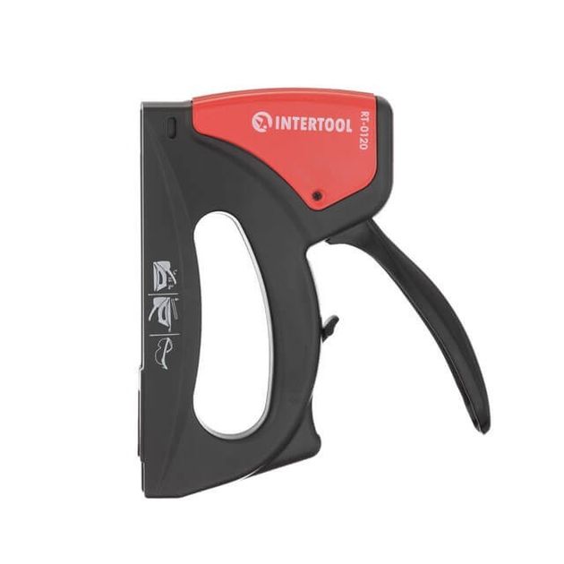 Степлер строительный INTERTOOL RT-0120, для скоб 11.3*0.7*6-14 мм, фото , изображение 4 | SNABZHENIE.com.ua Степлер строительный INTERTOOL RT-0120, для скоб 11.3*0.7*6-14 мм, фото , изображение 4 | SNABZHENIE.com.ua