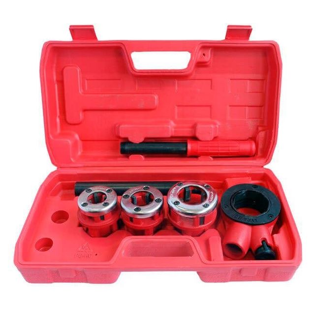 Набор плашек 3 шт. для нарезки резьбы 1/2", 3/4", 1" INTERTOOL SD-8003, фото  | SNABZHENIE.com.ua