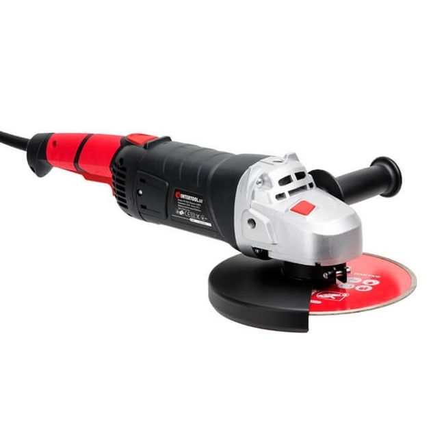 Угловая шлифмашина INTERTOOL WT-0228, 2400 Вт, диаметр круга 230 мм, 6300 об/мин, плавный пуск, фото , изображение 4 | SNABZHENIE.com.ua Угловая шлифмашина INTERTOOL WT-0228, 2400 Вт, диаметр круга 230 мм, 6300 об/мин, плавный пуск, фото , изображение 4 | SNABZHENIE.com.ua