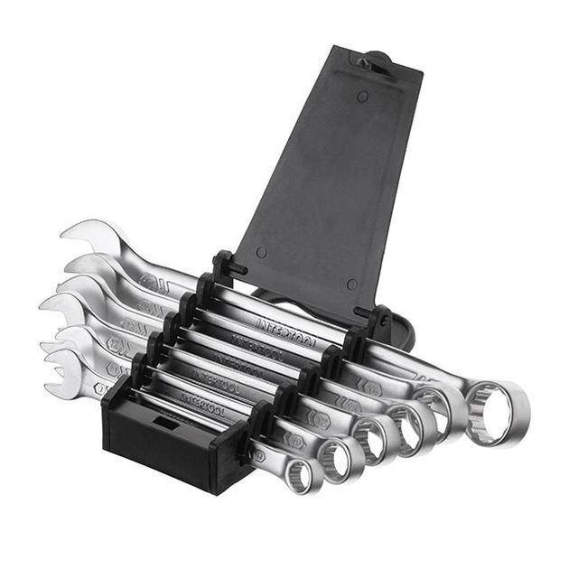 Набор ключей комбинированных 6шт.,8-17мм, Cr-V, DIN3113, STORM INTERTOOL XT-1001, фото , зображення 2 | SNABZHENIE.com.ua Набор ключей комбинированных 6шт.,8-17мм, Cr-V, DIN3113, STORM INTERTOOL XT-1001, фото , зображення 2 | SNABZHENIE.com.ua