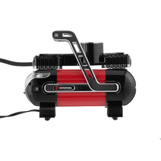 Компресор автомобільний 12 В. Два циліндри 30 мм INTERTOOL AC-0003, фото , зображення 5 | SNABZHENIE.com.ua Компресор автомобільний 12 В. Два циліндри 30 мм INTERTOOL AC-0003, фото , зображення 5 | SNABZHENIE.com.ua