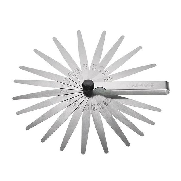 Щупы для измерения зазоров 0.05-1.0 мм, 20 шт, INTERTOOL AT-0002, фото  | SNABZHENIE.com.ua