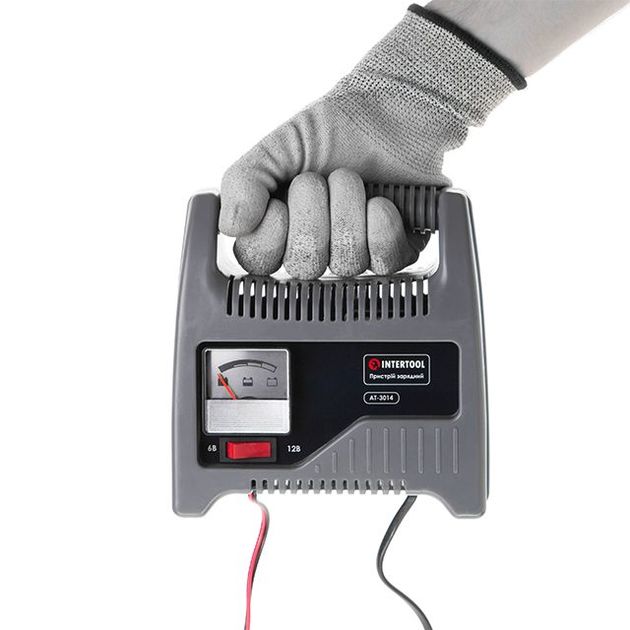 Зарядное устройство для аккумуляторов 6/12 В INTERTOOL AT-3014, фото , изображение 5 | SNABZHENIE.com.ua Зарядное устройство для аккумуляторов 6/12 В INTERTOOL AT-3014, фото , изображение 5 | SNABZHENIE.com.ua