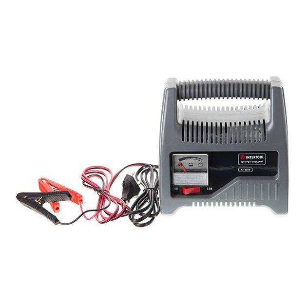 Зарядное устройство для аккумуляторов 6/12 В INTERTOOL AT-3014, фото  | SNABZHENIE.com.ua