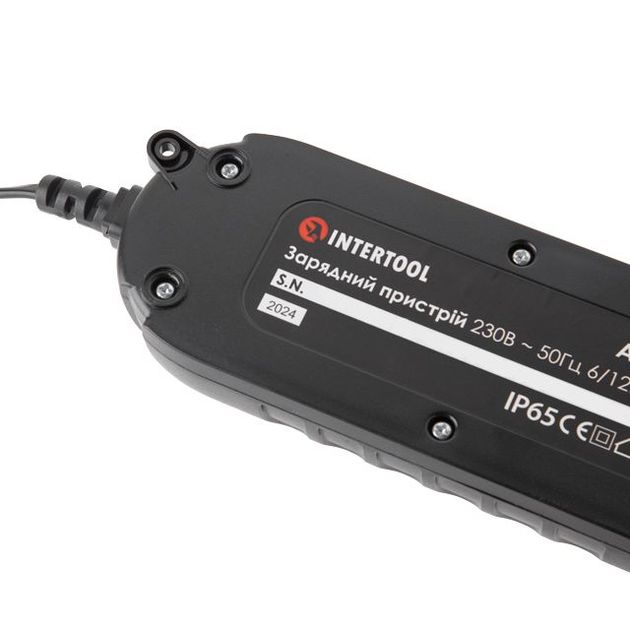 Зарядное устройство INTERTOOL AT-3023, 6/12 В, 0.8/3.8 А, 230 В, дисплей, фото , изображение 4 | SNABZHENIE.com.ua