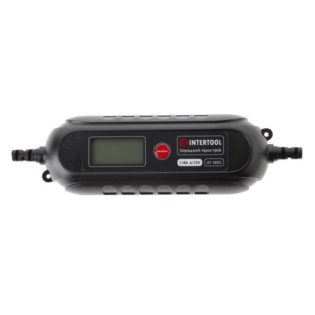 Зарядное устройство INTERTOOL AT-3023, 6/12 В, 0.8/3.8 А, 230 В, дисплей, фото  | SNABZHENIE.com.ua