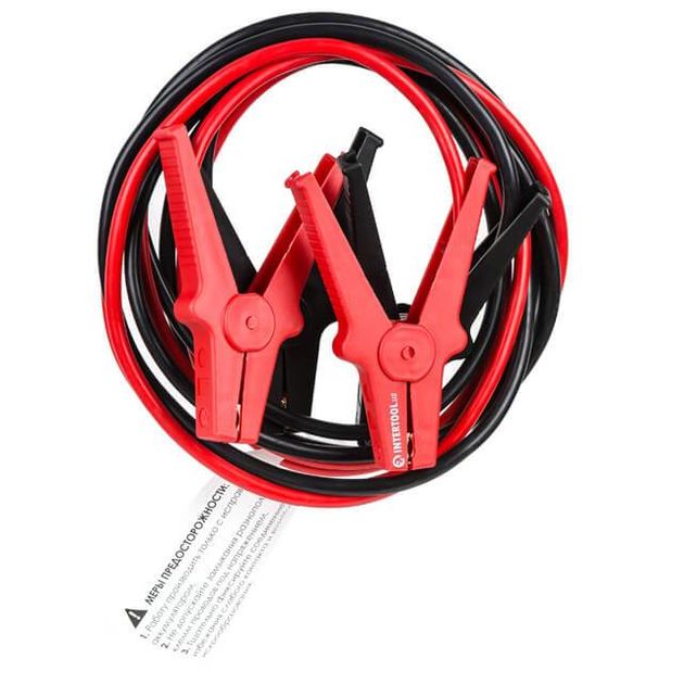Пусковые провода 400А, 3.5м, до -40°C, чехол INTERTOOL, фото  | SNABZHENIE.com.ua