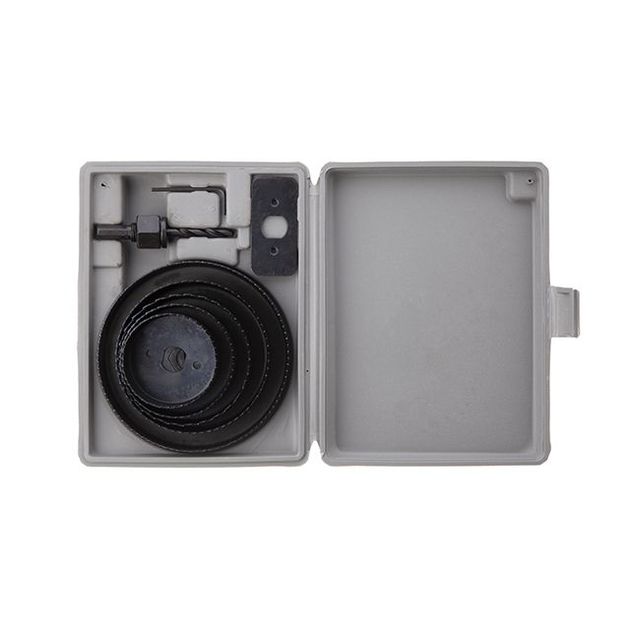 Набір корончатих свердел по дереву складний 64-127 мм 8 шт. INTERTOOL BT-0024, фото , зображення 3 | SNABZHENIE.com.ua