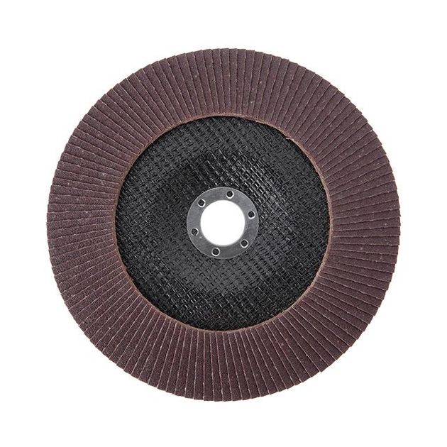 Лепестковый шлифовальный диск 180x22 мм, зерно K100 INTERTOOL BT-0230, фото , изображение 2 | SNABZHENIE.com.ua Лепестковый шлифовальный диск 180x22 мм, зерно K100 INTERTOOL BT-0230, фото , изображение 2 | SNABZHENIE.com.ua