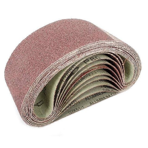 Шлифовальная лента 75x457 мм, зерно 80, упак. 10 шт. INTERTOOL, фото , изображение 2 | SNABZHENIE.com.ua Шлифовальная лента 75x457 мм, зерно 80, упак. 10 шт. INTERTOOL, фото , изображение 2 | SNABZHENIE.com.ua