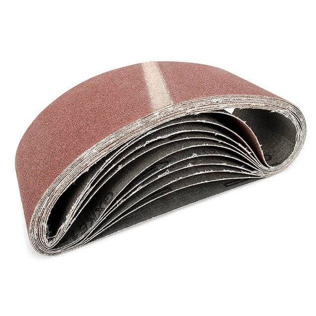 Шлифовальная лента 75x457 мм, зерно 120, уп. 10 шт. INTERTOOL, фото , изображение 2 | SNABZHENIE.com.ua Шлифовальная лента 75x457 мм, зерно 120, уп. 10 шт. INTERTOOL, фото , изображение 2 | SNABZHENIE.com.ua