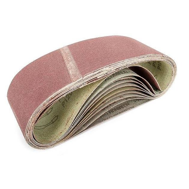 Шлифовальная лента 75x533 мм, зерно 120, упак. 10 шт. INTERTOOL, фото , изображение 2 | SNABZHENIE.com.ua Шлифовальная лента 75x533 мм, зерно 120, упак. 10 шт. INTERTOOL, фото , изображение 2 | SNABZHENIE.com.ua