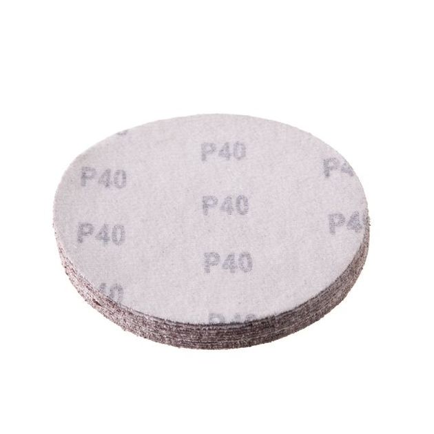 Круг наждачний самоклеючийся, папір клас E, щільність 220 г/м², 125 мм, К40, уп. 10 ед. INTERTOOL BT-0554, фото , зображення 3 | SNABZHENIE.com.ua Круг наждачний самоклеючийся, папір клас E, щільність 220 г/м², 125 мм, К40, уп. 10 ед. INTERTOOL BT-0554, фото , зображення 3 | SNABZHENIE.com.ua