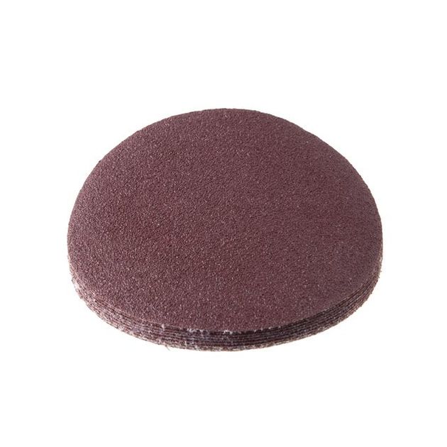Круг наждачний самоклеючийся 125 мм, папір класу E, щільність 220 г/м², К80, уп. 10 од. INTERTOOL BT-0558, фото , зображення 2 | SNABZHENIE.com.ua