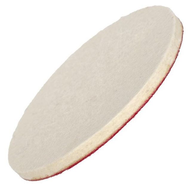 Полировальный диск из войлока самоклеящийся 125*7 мм INTERTOOL BT-0601, фото , изображение 6 | SNABZHENIE.com.ua