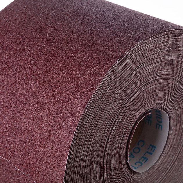 Шлифовальная шкурка тканевая К40, 20 см x 50 м INTERTOOL BT-0714, фото , изображение 3 | SNABZHENIE.com.ua Шлифовальная шкурка тканевая К40, 20 см x 50 м INTERTOOL BT-0714, фото , изображение 3 | SNABZHENIE.com.ua