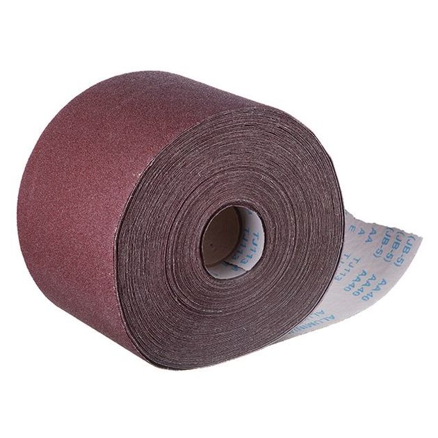 Шлифовальная шкурка тканевая К40, 20 см x 50 м INTERTOOL BT-0714, фото  | SNABZHENIE.com.ua