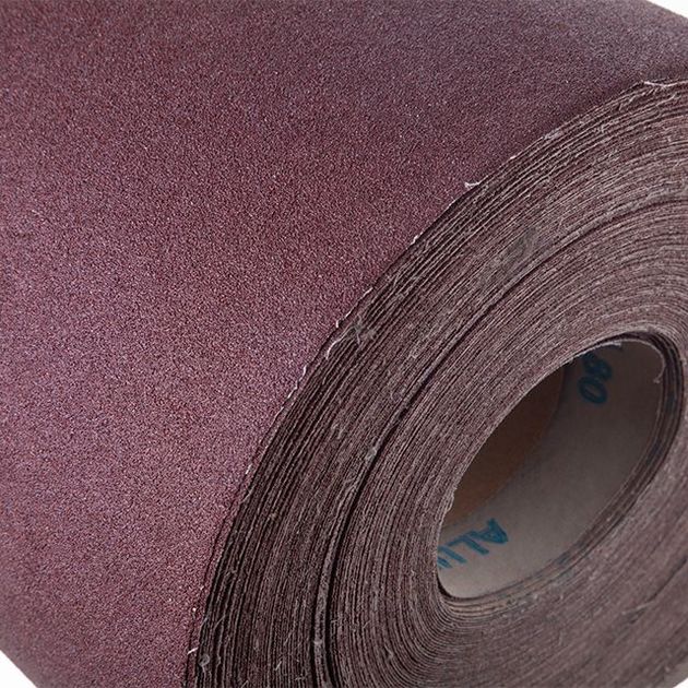 Шлифовальная шкурка К80, 20 см x 50 м INTERTOOL BT-0718, фото , изображение 3 | SNABZHENIE.com.ua