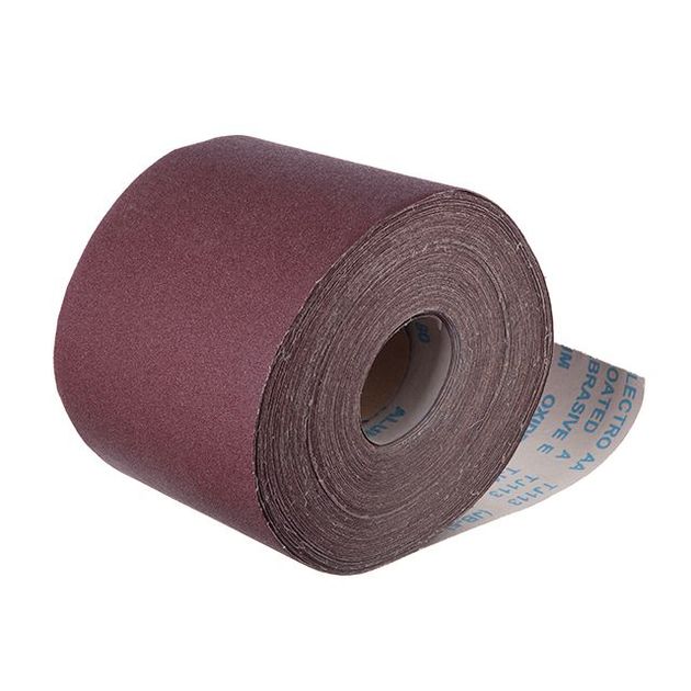 Шлифовальная шкурка К80, 20 см x 50 м INTERTOOL BT-0718, фото  | SNABZHENIE.com.ua