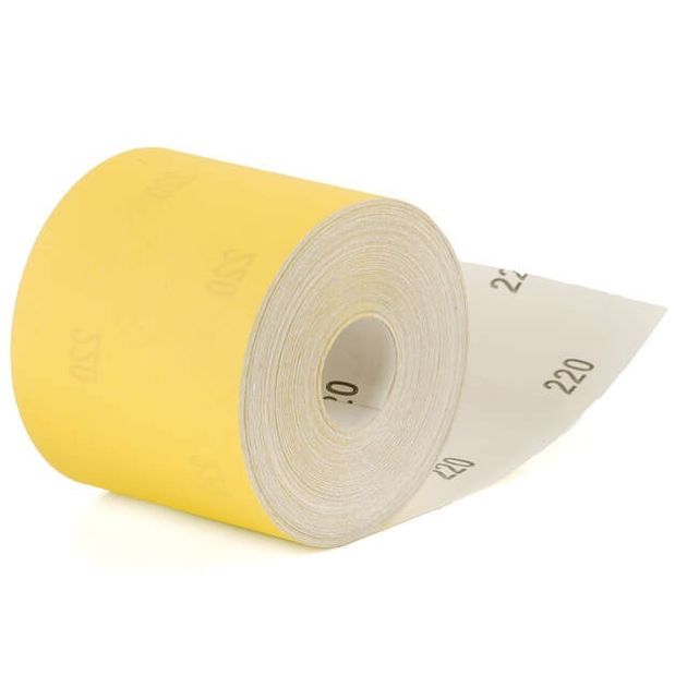 Шлифовальная шкурка К220 115 мм * 50 м на бумажной основе INTERTOOL, фото , изображение 3 | SNABZHENIE.com.ua