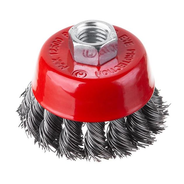 Щетка чашечная 65 мм для УШМ, М14, INTERTOOL BT-2065, фото  | SNABZHENIE.com.ua