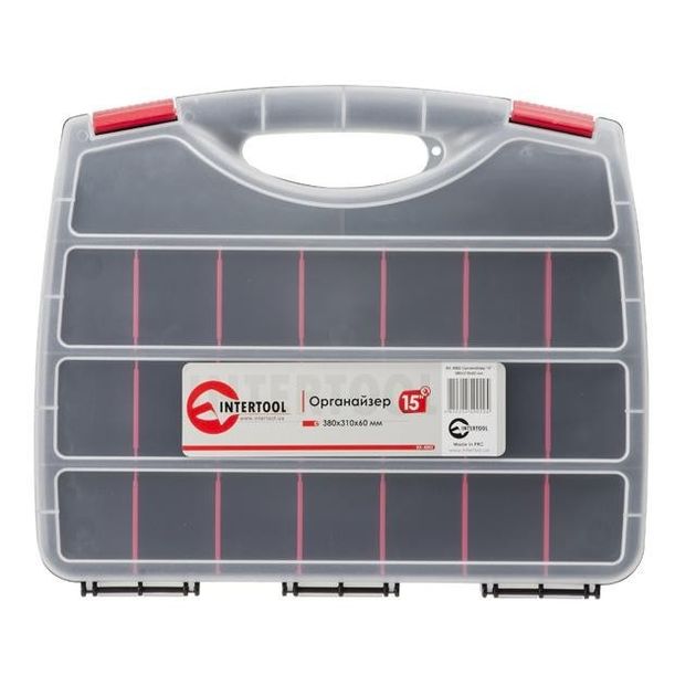 Органайзер пластиковый INTERTOOL BX-4002, 15 380x310x60 мм, фото  | SNABZHENIE.com.ua