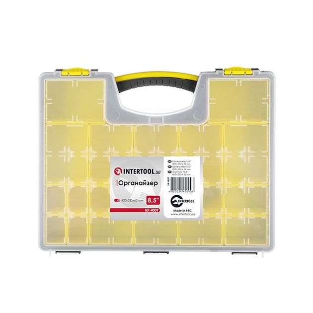 Органайзер пластиковый INTERTOOL BX-4009, 420x335x62 мм, фото , изображение 2 | SNABZHENIE.com.ua Органайзер пластиковый INTERTOOL BX-4009, 420x335x62 мм, фото , изображение 2 | SNABZHENIE.com.ua