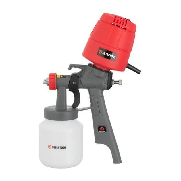 Электрический краскопульт HVLP 450 Вт, форсунка 1,5 мм, бачок 1 л, 0,14-0,35 Бар, 100-200 мл/мин INTERTOOL DT-5045, фото , изображение 2 | SNABZHENIE.com.ua Электрический краскопульт HVLP 450 Вт, форсунка 1,5 мм, бачок 1 л, 0,14-0,35 Бар, 100-200 мл/мин INTERTOOL DT-5045, фото , изображение 2 | SNABZHENIE.com.ua
