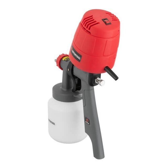 Электрический краскопульт HVLP 450 Вт, форсунка 1,5 мм, бачок 1 л, 0,14-0,35 Бар, 100-200 мл/мин INTERTOOL DT-5045, фото , изображение 3 | SNABZHENIE.com.ua Электрический краскопульт HVLP 450 Вт, форсунка 1,5 мм, бачок 1 л, 0,14-0,35 Бар, 100-200 мл/мин INTERTOOL DT-5045, фото , изображение 3 | SNABZHENIE.com.ua