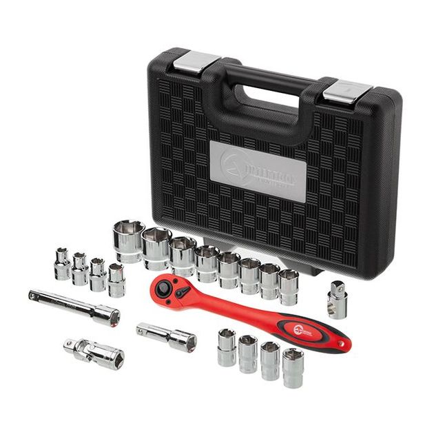 Набор инструментов INTERTOOL ET-6021, 21 ед., 1/2", Cr-V, фото , изображение 8 | SNABZHENIE.com.ua Набор инструментов INTERTOOL ET-6021, 21 ед., 1/2", Cr-V, фото , изображение 8 | SNABZHENIE.com.ua