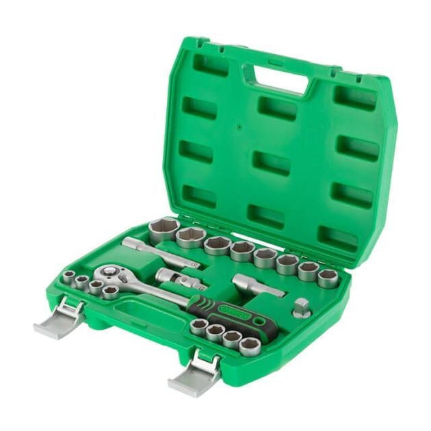 Набор инструментов INTERTOOL ET-6021SP, 21 предмет, 1/2", фото  | SNABZHENIE.com.ua