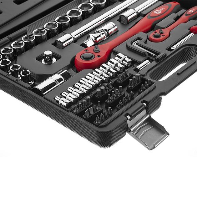Профессиональный набор инструментов 1/2" и 1/4", 72 предмета CrV INTERTOOL ET-6072, фото , изображение 5 | SNABZHENIE.com.ua Профессиональный набор инструментов 1/2" и 1/4", 72 предмета CrV INTERTOOL ET-6072, фото , изображение 5 | SNABZHENIE.com.ua