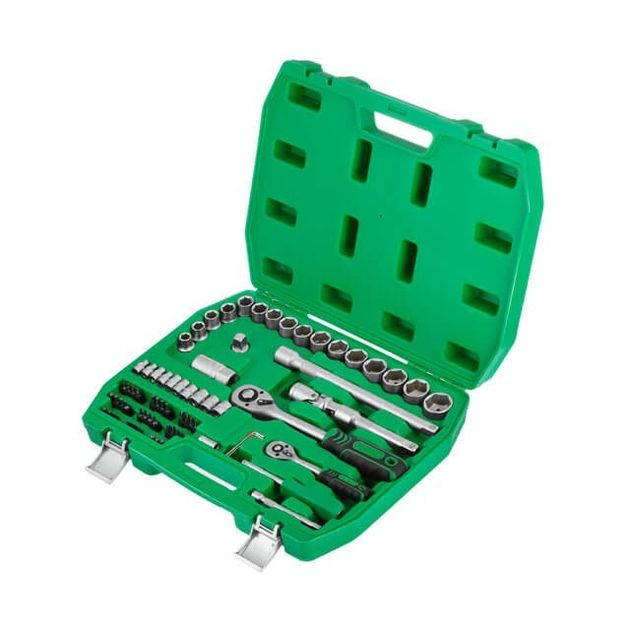 Набор инструментов INTERTOOL ET-6072SP, 72 ед., 1/2 & 1/4, фото  | SNABZHENIE.com.ua