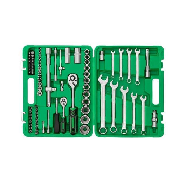 Набор инструментов INTERTOOL ET-6082SP, 82 предмета, 1/2 & 1/4, фото , изображение 2 | SNABZHENIE.com.ua Набор инструментов INTERTOOL ET-6082SP, 82 предмета, 1/2 & 1/4, фото , изображение 2 | SNABZHENIE.com.ua