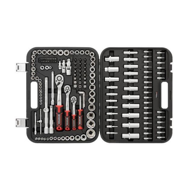 Набор инструментов 1/2" & 3/8" & 1/4", 171ед., Cr-V STORM INTERTOOL ET-8171, фото , зображення 2 | SNABZHENIE.com.ua Набор инструментов 1/2" & 3/8" & 1/4", 171ед., Cr-V STORM INTERTOOL ET-8171, фото , зображення 2 | SNABZHENIE.com.ua