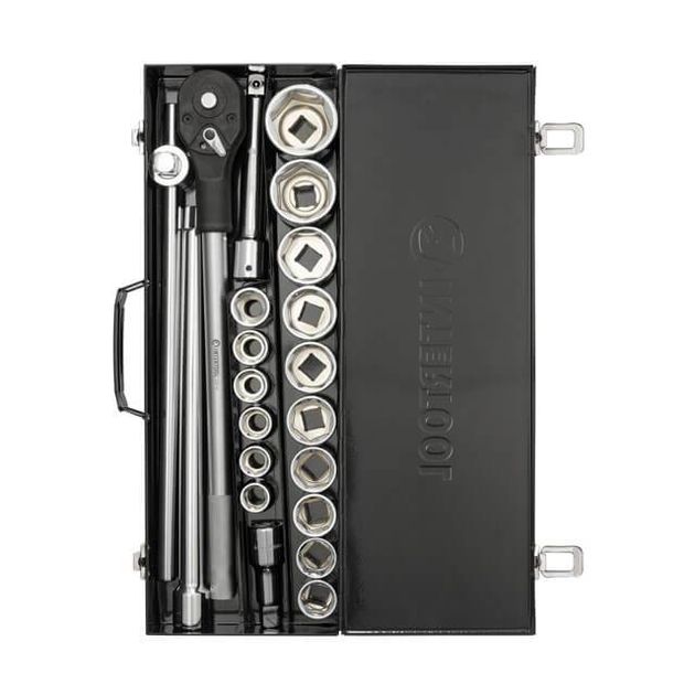 Набор инструментов 3/4", 21 ед., Cr-V STORM INTERTOOL ET-8321, фото , изображение 2 | SNABZHENIE.com.ua