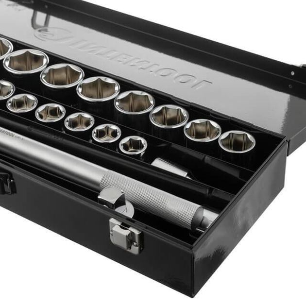 Набор инструментов 3/4", 21 ед., Cr-V STORM INTERTOOL ET-8321, фото , изображение 5 | SNABZHENIE.com.ua