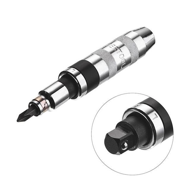 Отвертка ударна з комплектом насадок 6 ед. INTERTOOL HT-0431, фото , зображення 3 | SNABZHENIE.com.ua Отвертка ударна з комплектом насадок 6 ед. INTERTOOL HT-0431, фото , зображення 3 | SNABZHENIE.com.ua
