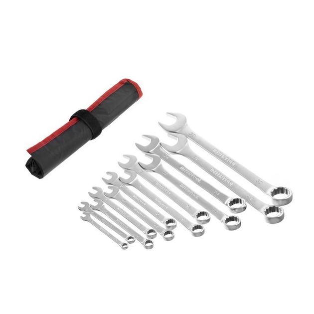 Набор ключей комбинированных 12ед., 8-30мм Cr-V INTERTOOL HT-1251, фото , зображення 2 | SNABZHENIE.com.ua Набор ключей комбинированных 12ед., 8-30мм Cr-V INTERTOOL HT-1251, фото , зображення 2 | SNABZHENIE.com.ua