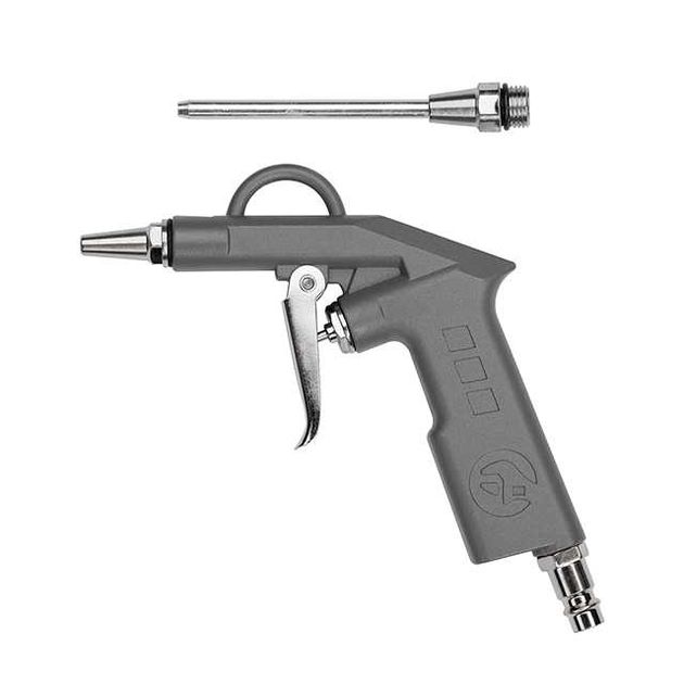 Пистолет продувочный короткий с насадкой 80 мм INTERTOOL PT-0803, фото  | SNABZHENIE.com.ua