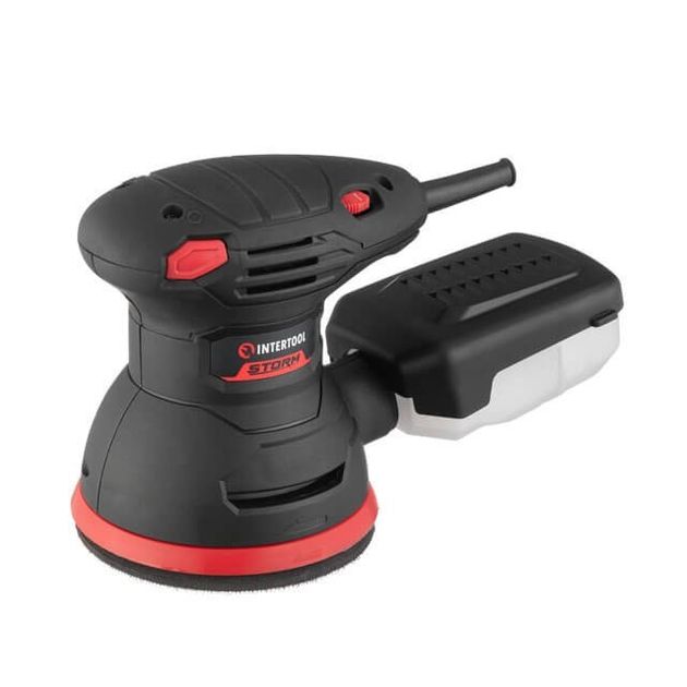 Шлифмашина эксцентриковая 125 мм, 300 Вт, 5000-12000 об/мин INTERTOOL WT-0541, фото  | SNABZHENIE.com.ua
