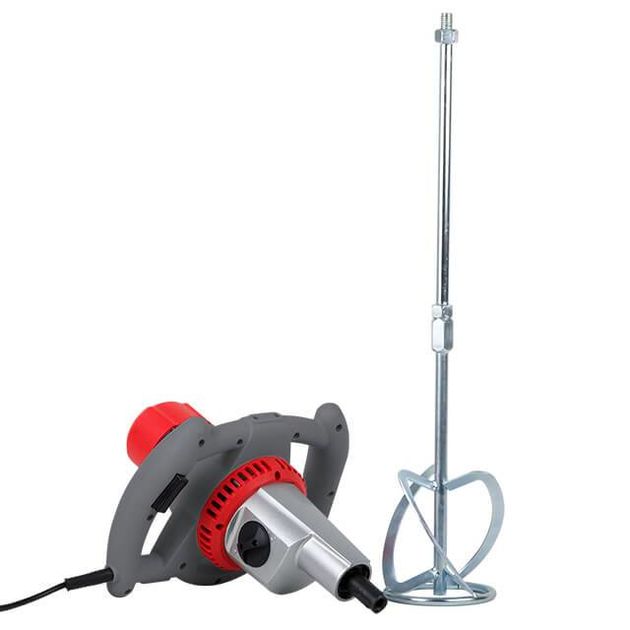 Миксер строительный электрический 1200 Вт, 2 скорости INTERTOOL DT-0130, фото , изображение 3 | SNABZHENIE.com.ua Миксер строительный электрический 1200 Вт, 2 скорости INTERTOOL DT-0130, фото , изображение 3 | SNABZHENIE.com.ua